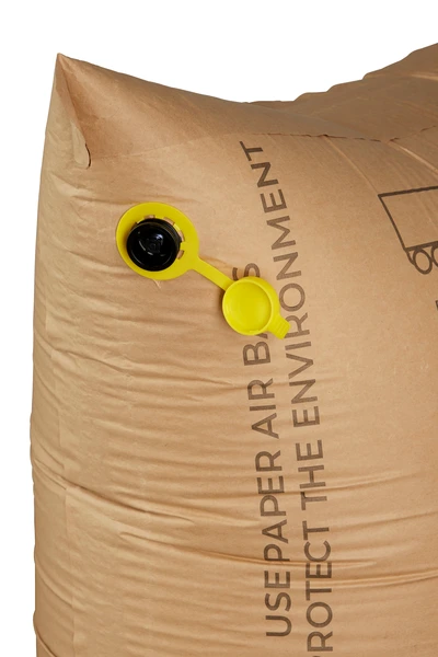 Sandax Kraftpapier Stausack Seitenansicht