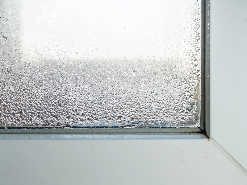 Feuchtigkeit im Fensterrahmen