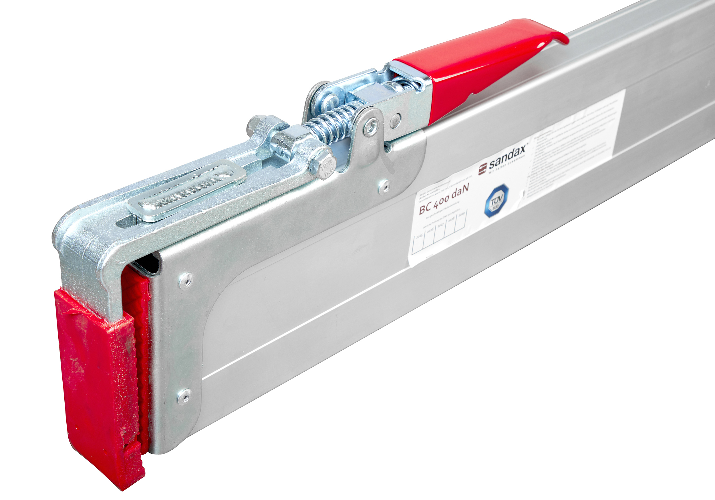 Aluminum partition closure 2,400-2,700mm extendable, blue