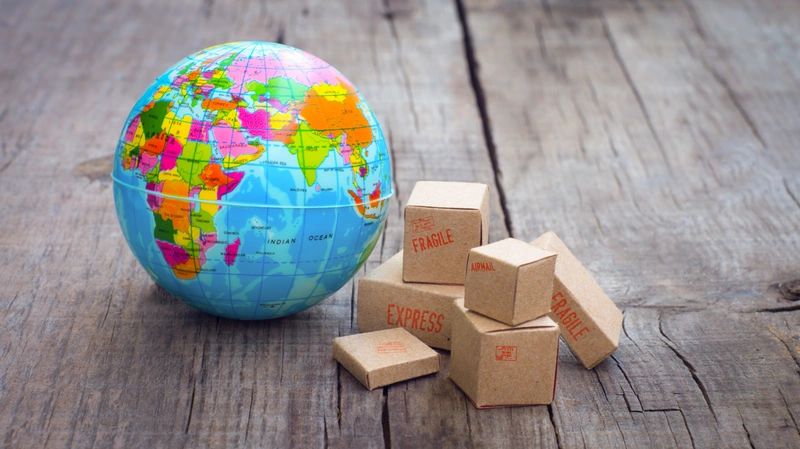 Miniature Globe and Packages