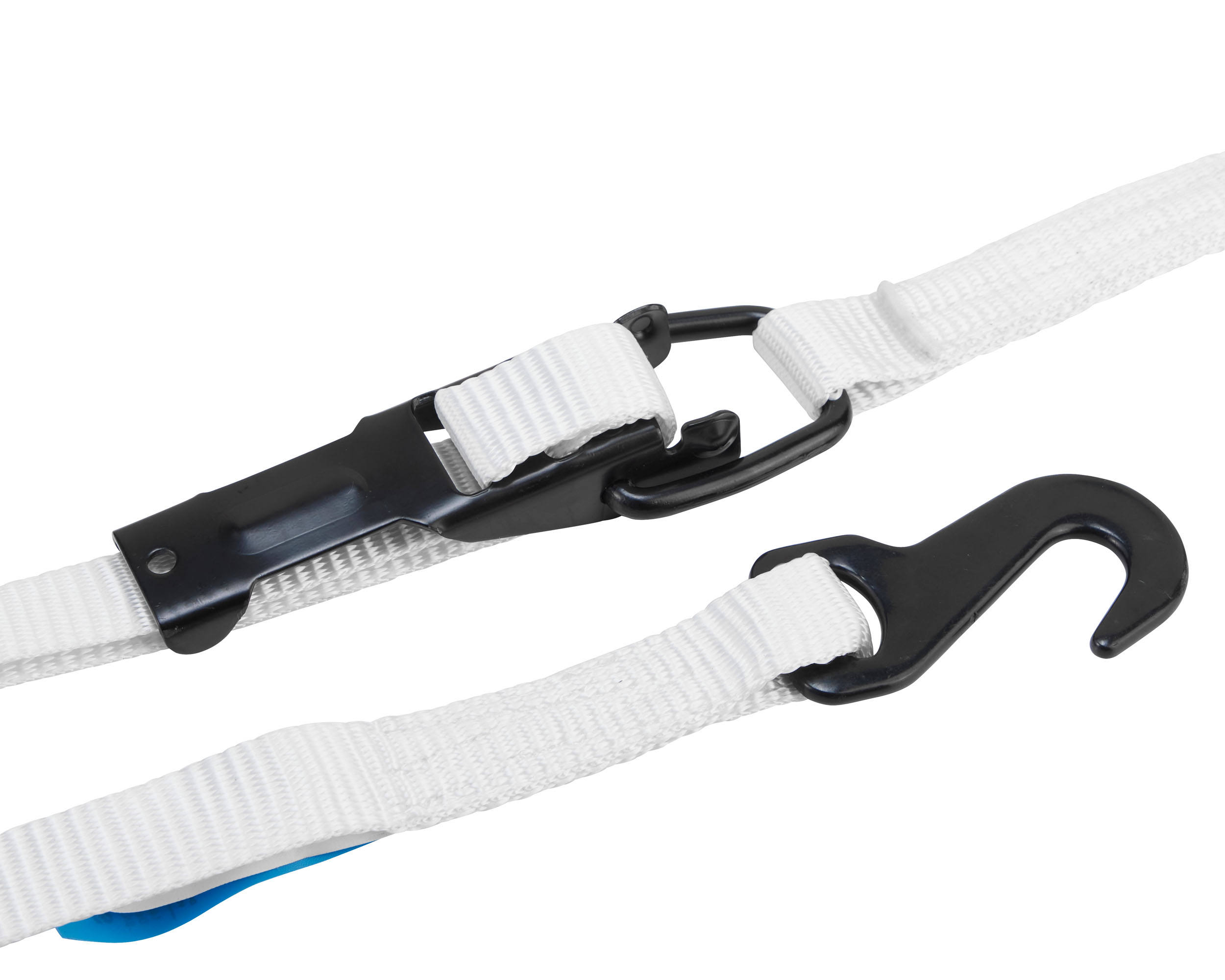 Car-Lashing, 2m, 25mm, LC 750 daN, two-piece, ratchet type clamp