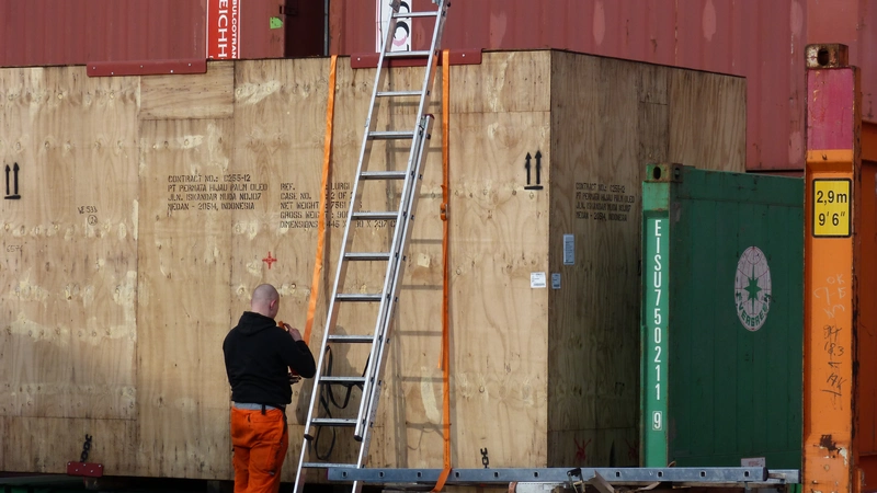 Sandax Gurtband für Sicherung auf Flatrack