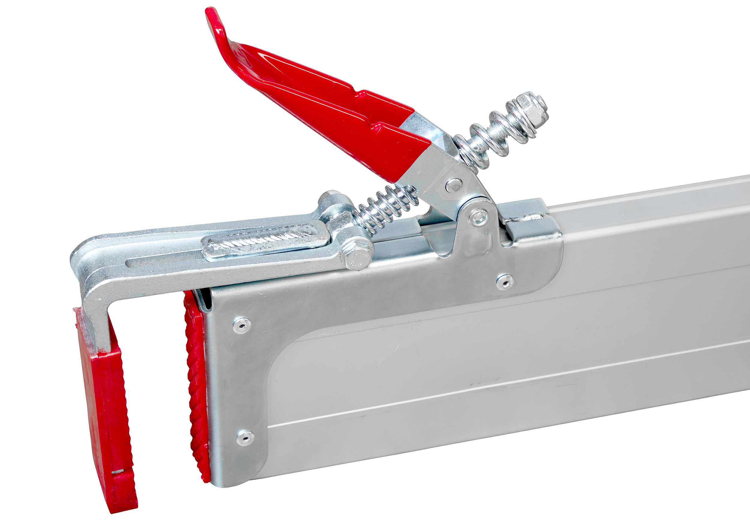 Aluminum partition closure 2,400-2,700mm extendable, blue