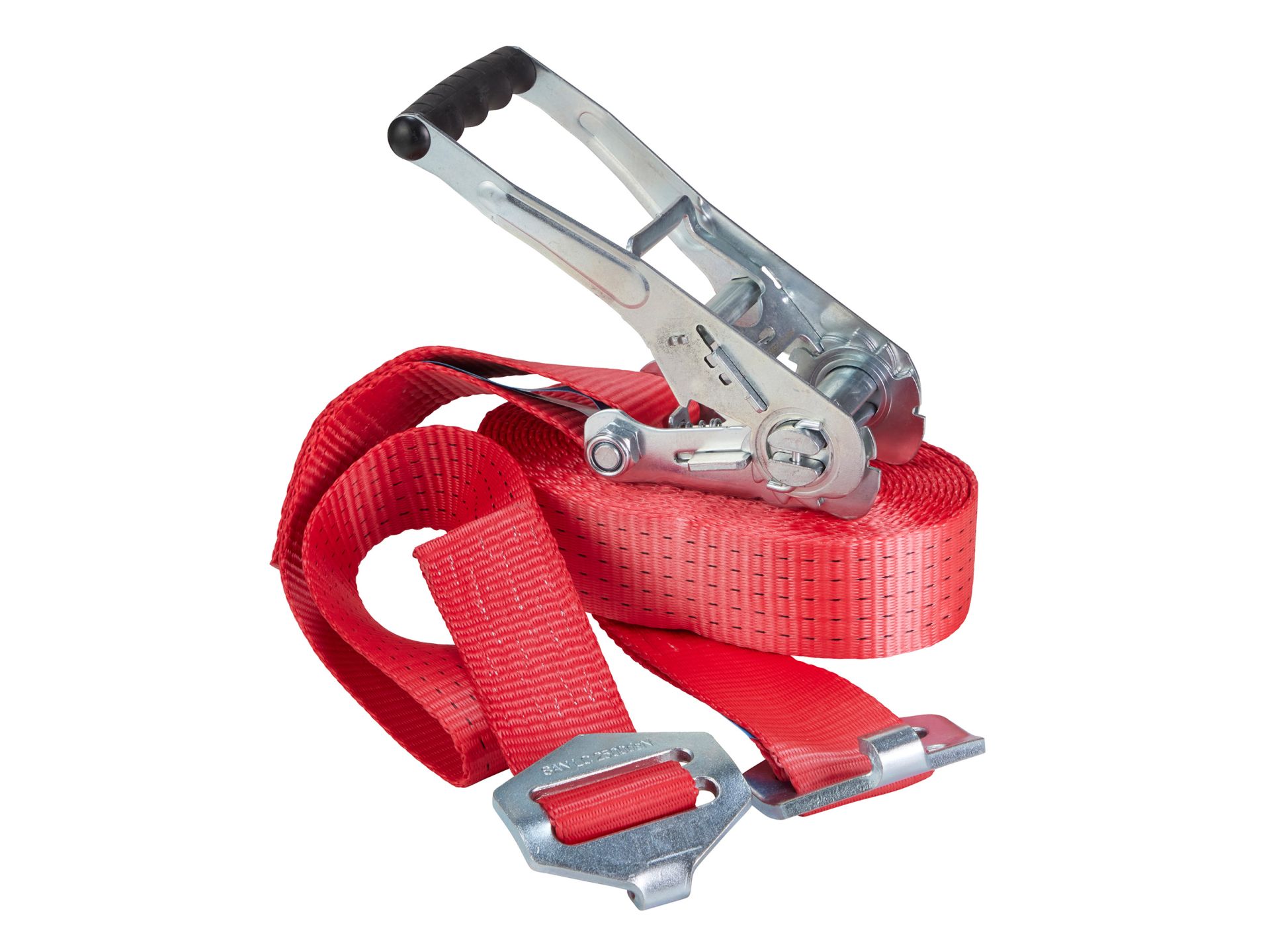 WALSER Lastengurt 8m - Mit Ratsche & Haken, 2000 DaN Belastbarkeit