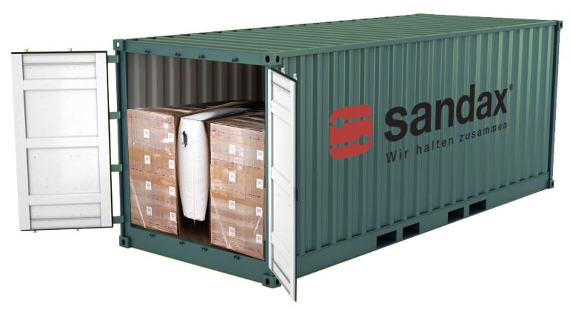 Load securing for containers Sea freight » Dunnage bags for